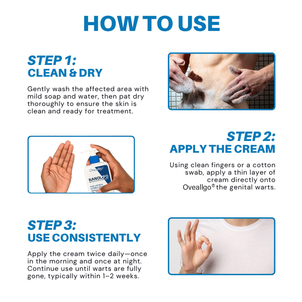 Oveallgo® NanoLipo HPV Genital Warts Eraser Cream