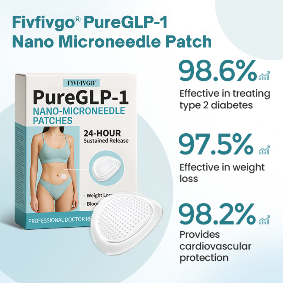 🌟2025 Breakthrough🌟 Fivfivgo® PureGLP-1 Nano Microneedle Patch